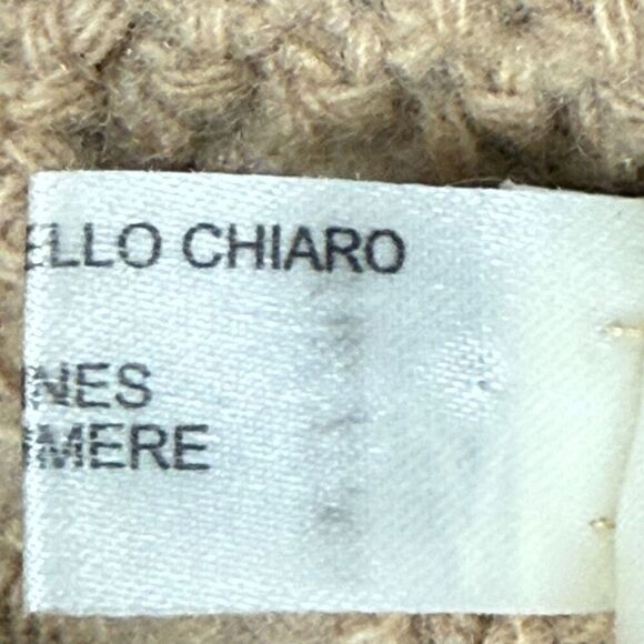 Cammiello Chiaro Light Camel Color Women’s hat and mitt set 100% cashmere faux f main image 4